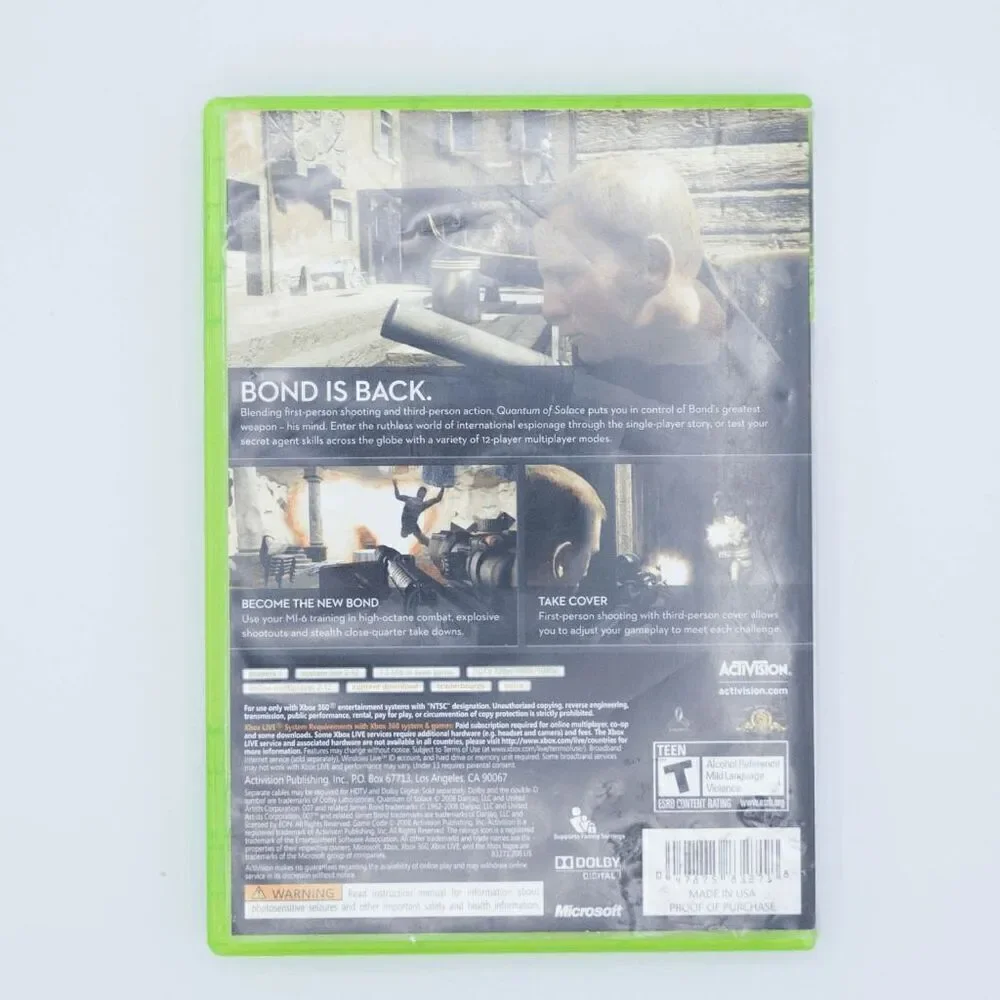 Xbox 360 007 Quantum of Solace